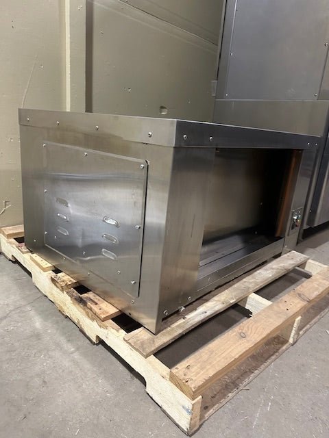 HOBART ROTISSERIE AUTO CLEAN OVEN WITH HOBART VENT LESS HOOD ON CASTERS - Bargains R Ours - #collection_name#