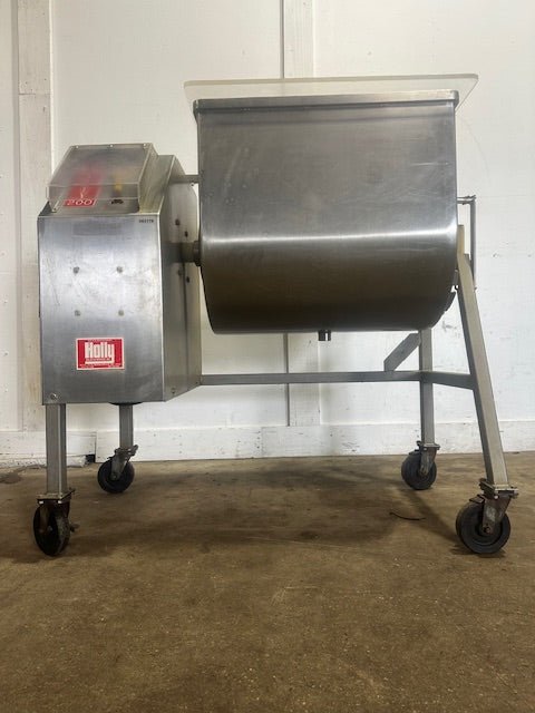 "HOLLY 200"H.D COMMERCIAL 220/440 V, 3PH MEAT MIXER/GRINDER W/ TOP COVER - Second Life - Equipment - collection_name