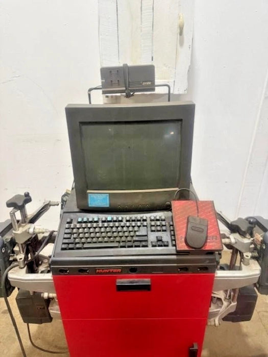 Hunter P 411M wheel alignment machine WITH EXTRA PARTS, OWNER MANUAL - Second Life - Equipment - collection_name