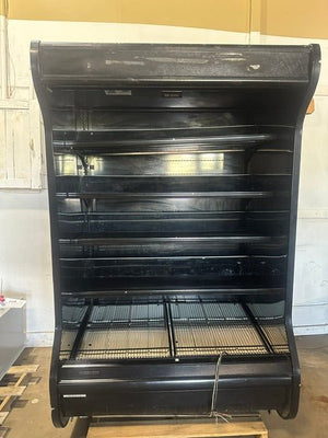 "HUSSMANN" 5- TIER REFRIGERATED OPEN AIR REMOTE UNIT LIGHTED DISPLAY COOLER