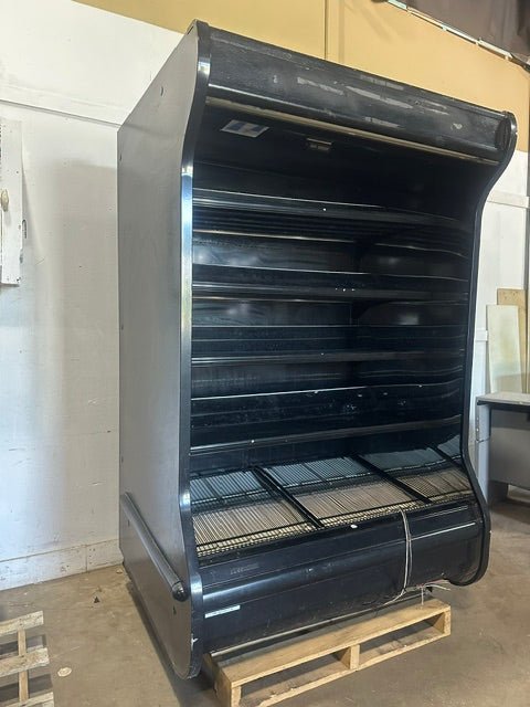 "HUSSMANN" 5- TIER REFRIGERATED OPEN AIR REMOTE UNIT LIGHTED DISPLAY COOLER - Second Life-Equipment-collection_name