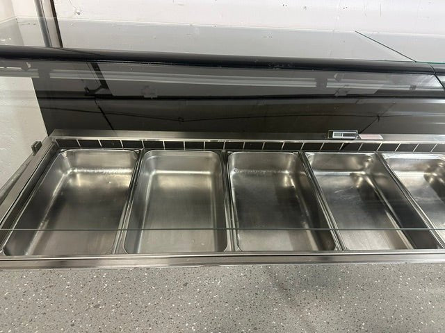 "HUSSMANN IM-04-I8-FR"H.D COMMERCIAL 98"W 7WELL REFRIGERATED DISPALY CASE 1PH - Second Life-Equipment-#collection_name#
