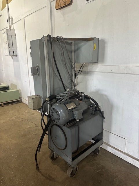HYDRAULIC POWER UNIT w/ALLEN BRADLEY CONTROLS + LINCOLN HOSTILE DUTY 3 HP MOTOR - Second Life - Equipment - collection_name
