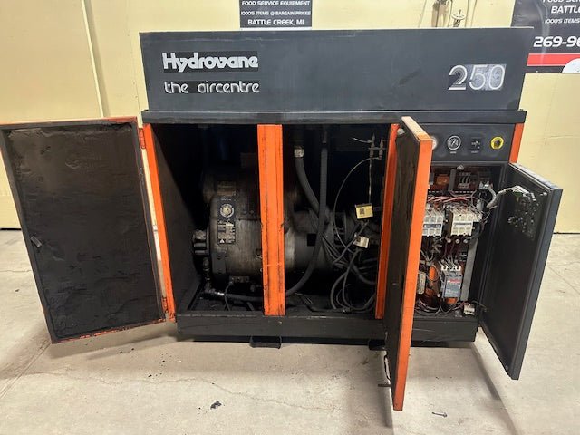 HYDROVANE THE AIR CENTRE 250, 50 HP H D INDUSTRIAL AIR COMPRESSOR - Bargains R Ours - #collection_name#