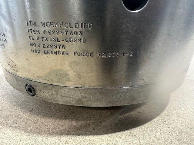 I T W H.D INDUSTRIAL WOODWORTH 12" 3 JAW CHUCK, 12,000 MAX DRAW BAR FORCE - Second Life - Equipment - collection_name