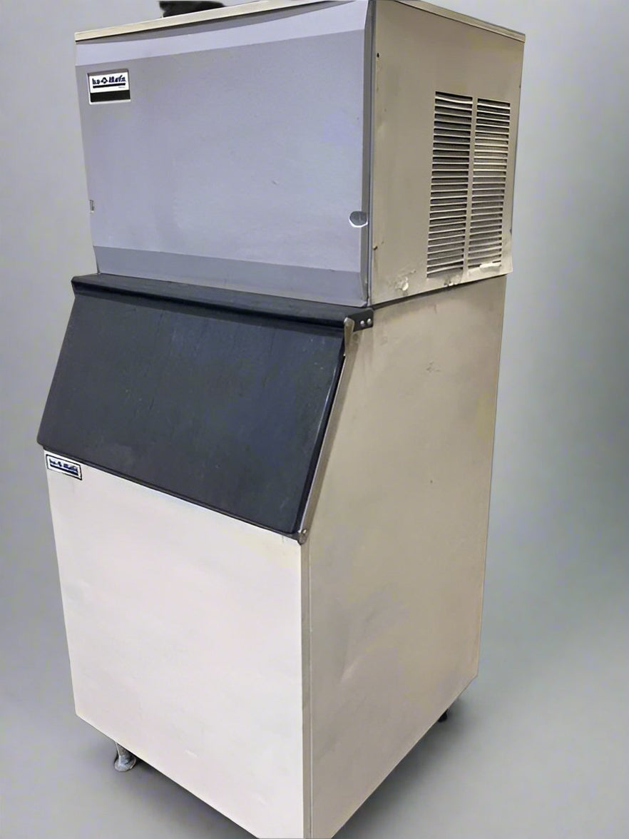 ICE-O-MATIC ELECTRIC ICE BIN AND MAKER W/ ICE SCOOP WATER COOLED ...