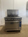 IMPERIAL COMMERCIAL NAT GAS 6 BURNER STAINLESS STEEL RANGE W/ CONVECTION OVEN - Second Life - Equipment - collection_name