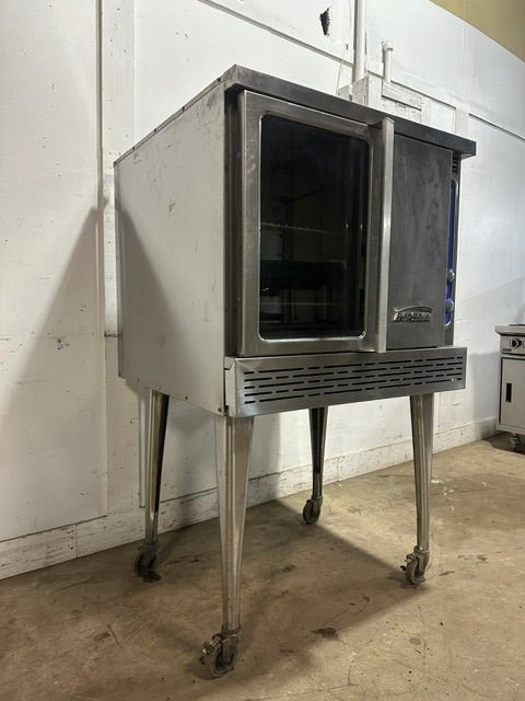 "IMPERIAL ICVG-1"H.D COMMERCIAL N GAS CONVECTION OVEN ON CASTER, 70,000 BTU/HR - Second Life-Equipment-#collection_name#
