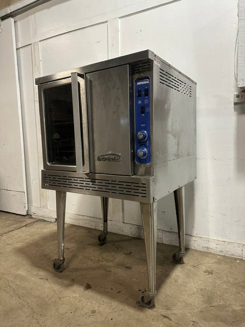 "IMPERIAL ICVG-1"H.D COMMERCIAL N GAS CONVECTION OVEN ON CASTER, 70,000 BTU/HR - Second Life-Equipment-#collection_name#