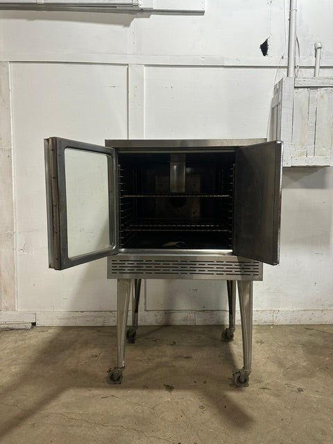 "IMPERIAL ICVG-1"H.D COMMERCIAL N GAS CONVECTION OVEN ON CASTER, 70,000 BTU/HR - Second Life-Equipment-#collection_name#