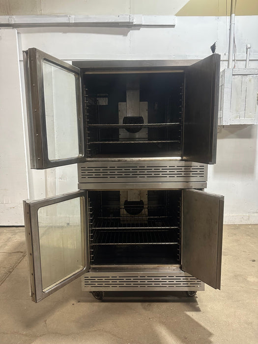 "IMPERIAL ICVG - 2 - B" COMMERCIAL N GAS DOUBLE STACK CONVECTION OVEN WITH 4 RACKS - Second Life - Equipment - collection_name