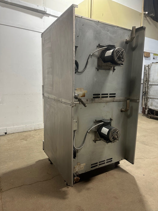 "IMPERIAL ICVG - 2 - B" COMMERCIAL N GAS DOUBLE STACK CONVECTION OVEN WITH 4 RACKS - Second Life - Equipment - collection_name