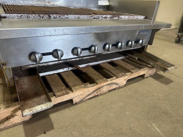 IMPERIAL NATURAL GAS 8 BURNER BUILT IN RADIANT HEAT CHAR BROILER GRILL - Bargains R Ours - #collection_name#