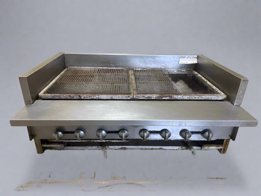 IMPERIAL NATURAL GAS 8 BURNER BUILT IN RADIANT HEAT CHAR BROILER GRILL - Bargains R Ours - #collection_name#