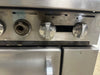 "IMPERIAL" NATURAL GAS HEAVY DUTY COMMERCIAL 6 BURNER STOVE WITH OVEN ON CASTERS - Second Life - Equipment - collection_name