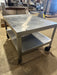 IMPERIAL STAINLESS STEEL EQUIPMENT STAND TABLE ON CASTERS WITH SHELF - Bargains R Ours - #collection_name#