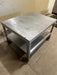 IMPERIAL STAINLESS STEEL EQUIPMENT STAND TABLE ON CASTERS WITH SHELF - Bargains R Ours - #collection_name#