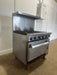 "IMPERIAL"COMMERCIAL N GAS 12" x 12" 6 BURNERS STOVE/RANGE WITH OVEN ON CASTERS - Second Life - Equipment - collection_name