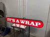 " IT'S A WRAP" LED OUTDOOR SIGN FOR COLLECTION 60"W x 8"H x 5.25"D, 120V PLUG - Second Life - Equipment - collection_name