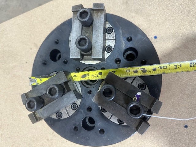 I.T.W H.D INDUSTRIAL WOODWORTH 10" 3 JAW CHUCK, 10,000 MAX DRAW BAR FORCE - Second Life - Equipment - collection_name