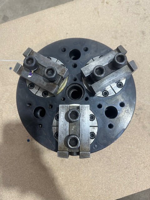 I.T.W H.D INDUSTRIAL WOODWORTH 10" 3 JAW CHUCK, 10,000 MAX DRAW BAR FORCE - Second Life - Equipment - collection_name