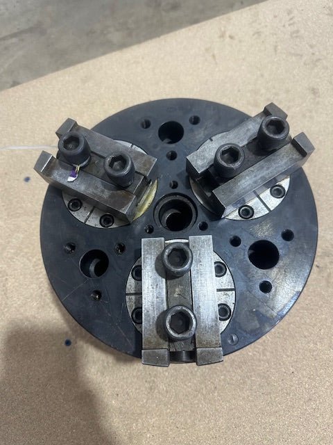 I.T.W H.D INDUSTRIAL WOODWORTH 10" 3 JAW CHUCK, 10,000 MAX DRAW BAR FORCE - Second Life - Equipment - collection_name