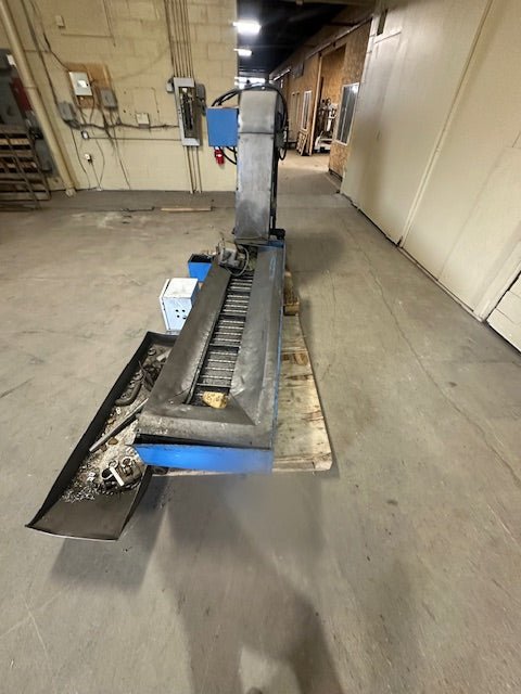 JORGENSON CHIP CONVEYOR VARIOUS PARTS DETACHED 9 INCH WIDE CONVEYOR ON CASTERS 2 FOOT PEDALS - Bargains R Ours - #collection_name#