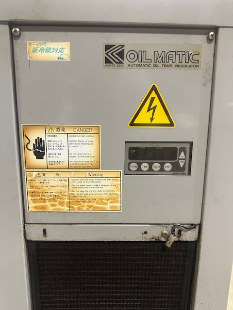 "Kanto Seiki Model MLCC - 05 - N - UL" Oilmatic Oil Chiller Temp Regulator - Second Life - Equipment - collection_name