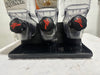 "KELLOG'S" COUNTER TOP TRIPLE CEREAL DISPENSER 17 1/4"H x 18 1/4"W x 13 1/4"D - Second Life - Equipment - collection_name