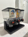 "KELLOG'S" COUNTER TOP TRIPLE CEREAL DISPENSER 17 1/4"H x 18 1/4"W x 13 1/4"D - Second Life - Equipment - collection_name