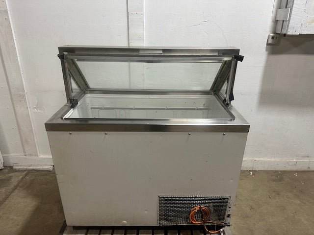 KELVINATOR COMMERCIAL LIGHTED 51"H x 46 5/8"W ICE CREAM FREEZER/DISPLAY CABINET - Second Life - Equipment - collection_name
