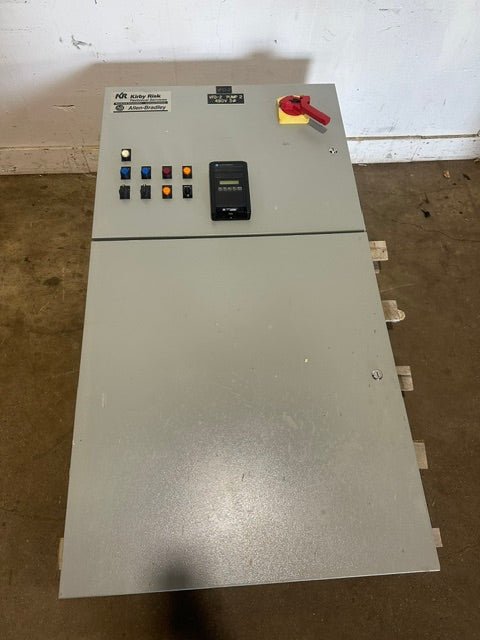 "KIRBY RISK ALLEN-BRADLEY" VFD-2 H.D INDUSTRIAL CONTROL PANEL - Second Life-Equipment-collection_name