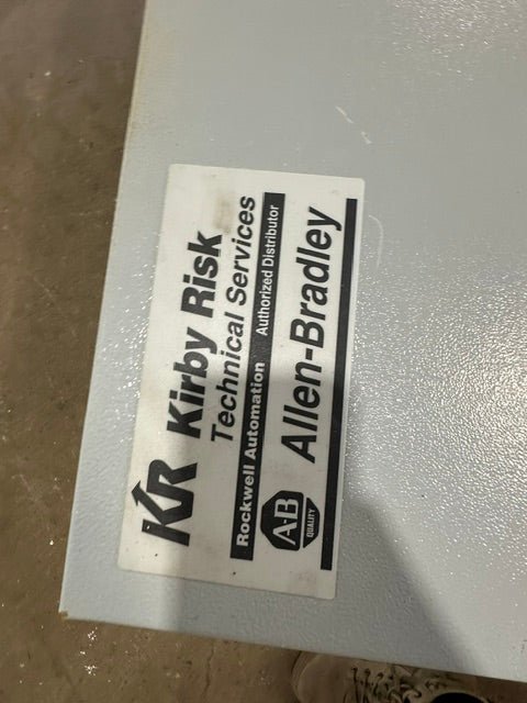 "KIRBY RISK ALLEN-BRADLEY" VFD-3&nbsp; H.D INDUSTRIAL CONTROL PANEL, 480v 3ph - Second Life-Equipment-collection_name