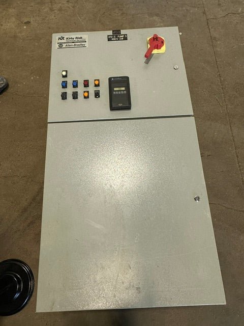 "KIRBY RISK ALLEN-BRADLEY" VFD-3&nbsp; H.D INDUSTRIAL CONTROL PANEL, 480v 3ph - Second Life-Equipment-collection_name