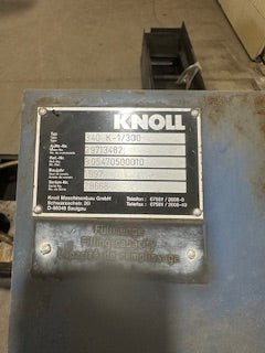 KNOLL TURBO CONVEYOR CHIP 300 FILLING CAPACITY MODEL 340 K - 11300 - Bargains R Ours - #collection_name#