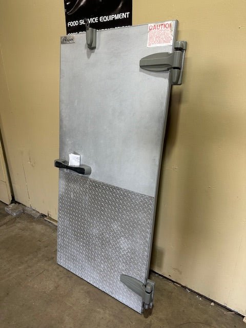 KOLPAK RIGHT SIDE OPEN FREEZER DOOR 2 HINGED WITH METAL KICK PLATE - Bargains R Ours - #collection_name#