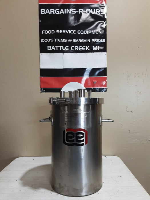 "LEE INDUSTRIES" S.S 9 GALLONS CAPACITY REACTOR PRESSURE TANK - Bargains R Ours - #collection_name#