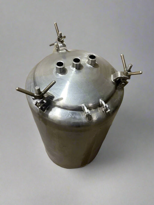 LETSCH CORPORATION STAINLESS STEEL REACTOR PRESSURE TANK WITH TOP STAINLESS STEEL LID COVER - Bargains R Ours - #collection_name#