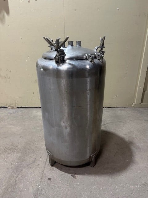 LETSCH CORPORATION STAINLESS STEEL REACTOR PRESSURE TANK WITH TOP STAINLESS STEEL LID COVER - Bargains R Ours - #collection_name#