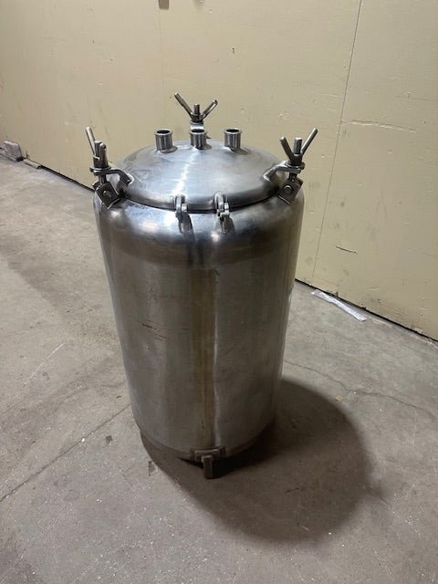 LETSCH CORPORATION STAINLESS STEEL REACTOR PRESSURE TANK WITH TOP STAINLESS STEEL LID COVER - Bargains R Ours - #collection_name#