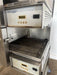 LINCOLN 1116 N GAS IMPINGER II EXPRESS FASTBAKE 18"W CONVEYOR 2 STACK PIZZA OVEN WITH STAND - Second Life - Equipment - collection_name