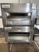 LINCOLN 1116 N GAS IMPINGER II EXPRESS FASTBAKE 18"W CONVEYOR 2 STACK PIZZA OVEN WITH STAND - Second Life - Equipment - collection_name