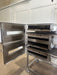 LINCOLN 1116 N GAS IMPINGER II EXPRESS FASTBAKE 18"W CONVEYOR 2 STACK PIZZA OVEN WITH STAND - Second Life - Equipment - collection_name