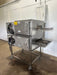 LINCOLN 1116 N GAS IMPINGER II EXPRESS FASTBAKE 18"W CONVEYOR 2 STACK PIZZA OVEN WITH STAND - Second Life - Equipment - collection_name