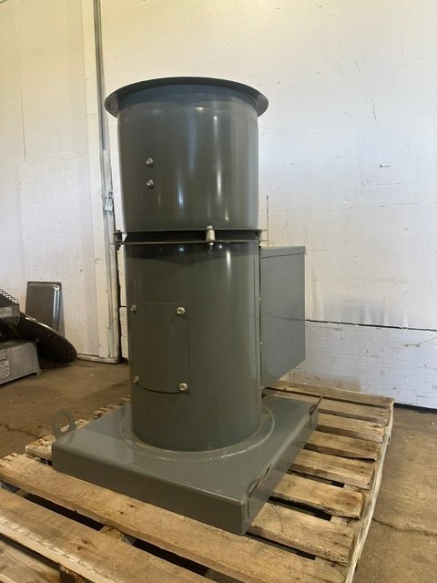 "LOREN COOK 100 TCNHU-B" HD CENTRIFUGAL BOOSTER BLOWER FAN, 1PH, 0.75HP,200V - Second Life-Equipment-#collection_name#