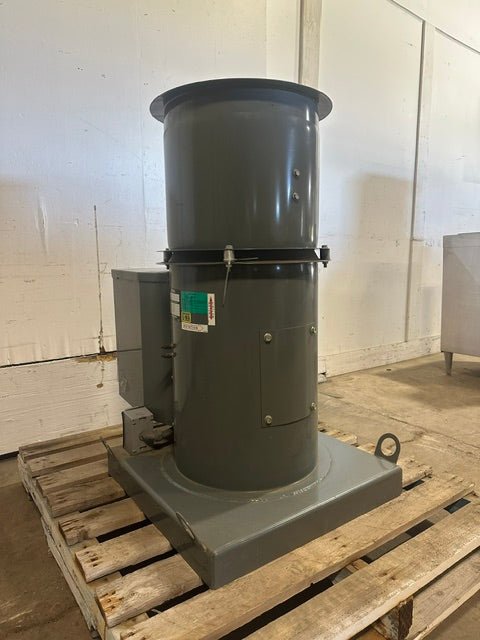 "LOREN COOK 100 TCNHU-B" HD CENTRIFUGAL BOOSTER BLOWER FAN, 1PH, 0.75HP,200V - Second Life-Equipment-#collection_name#