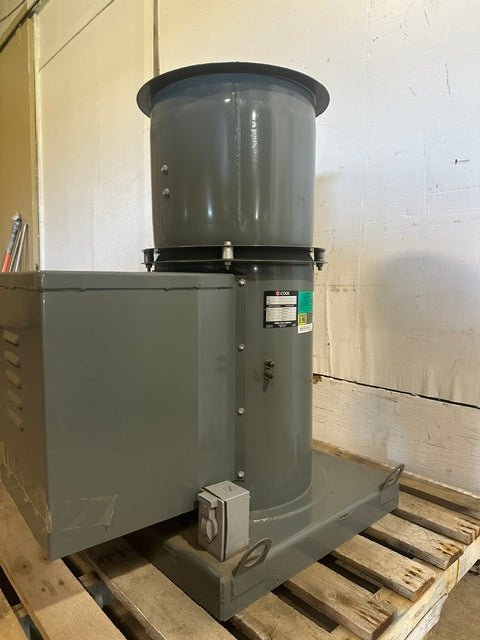 "LOREN COOK 100 TCNHU-B" HD CENTRIFUGAL BOOSTER BLOWER FAN, 1PH, 0.75HP,200V - Second Life-Equipment-#collection_name#