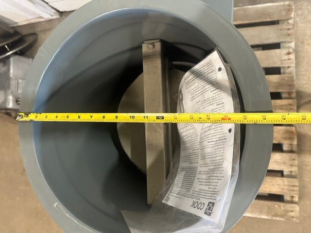 "LOREN COOK 100 TCNHU-B" HD CENTRIFUGAL BOOSTER BLOWER FAN, 1PH, 0.75HP,200V - Second Life-Equipment-#collection_name#