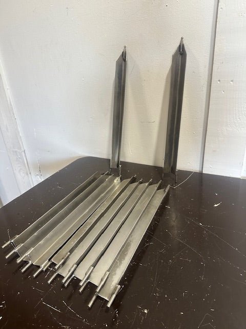 LOT OF 10 HENNY PENNY "V" SPITS FOR SCR - 6 ROTISSERIE OVEN - Second Life - Equipment - collection_name