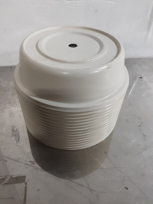 **LOT OF 10**COMMERCIAL STACKABLE 11" PLATE COVER DOMES 3"H 11 3/4"D - Second Life - Equipment - #collection_name#